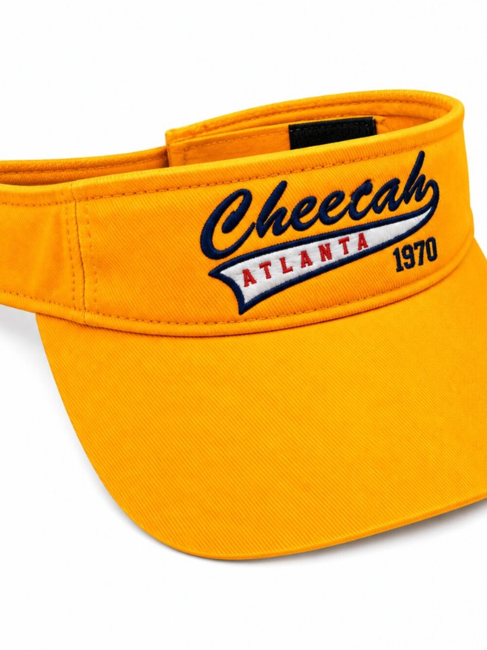 Vintage Cheetah Club Sun Visor